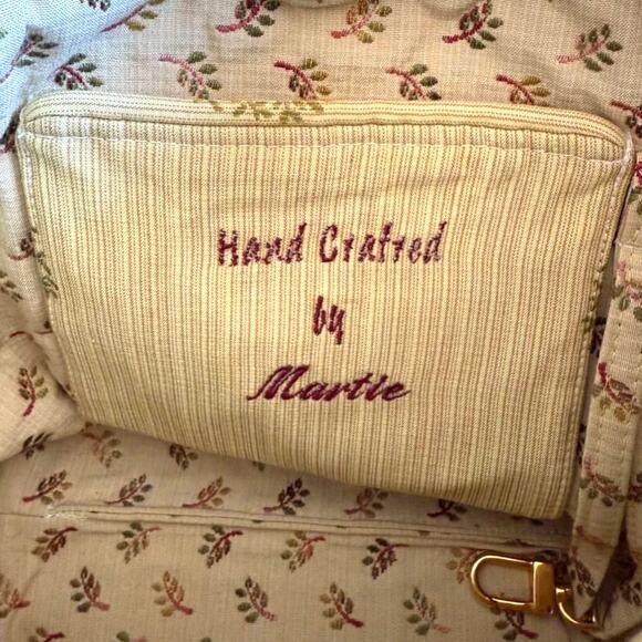 Handcrafted by Martie Yellow/Beige Tote Bag - Picture 8 of 10